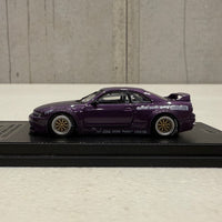 Nissan Skyline GT-R (R33) “Pandem Rocket Bunny” Purple – 1:64 Scale Diecast Model