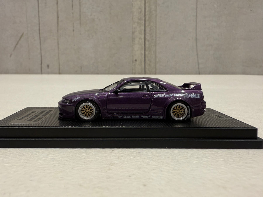 Nissan Skyline GT-R (R33) “Pandem Rocket Bunny” Purple – 1:64 Scale Diecast Model