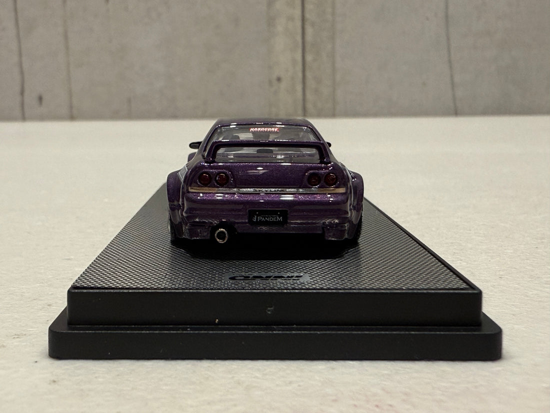 Nissan Skyline GT-R (R33) “Pandem Rocket Bunny” Purple – 1:64 Scale Diecast Model