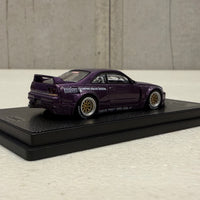 Nissan Skyline GT-R (R33) “Pandem Rocket Bunny” Purple – 1:64 Scale Diecast Model