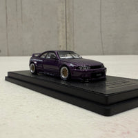 Nissan Skyline GT-R (R33) “Pandem Rocket Bunny” Purple – 1:64 Scale Diecast Model
