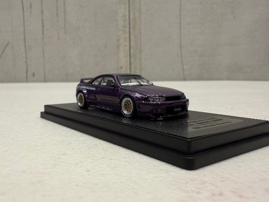 Nissan Skyline GT-R (R33) “Pandem Rocket Bunny” Purple – 1:64 Scale Diecast Model