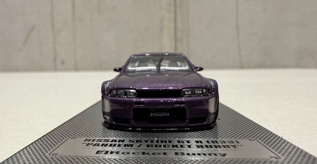 Nissan Skyline GT-R (R33) “Pandem Rocket Bunny” Purple – 1:64 Scale Diecast Model