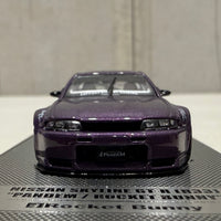 Nissan Skyline GT-R (R33) “Pandem Rocket Bunny” Purple – 1:64 Scale Diecast Model