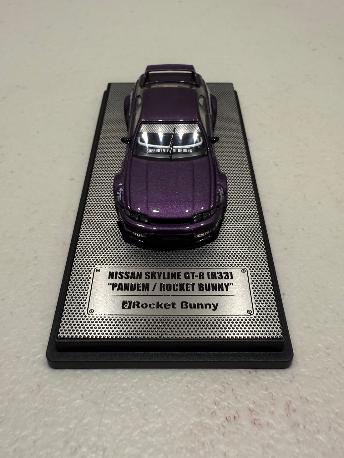 Nissan Skyline GT-R (R33) “Pandem Rocket Bunny” Purple – 1:64 Scale Diecast Model