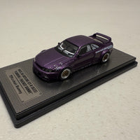 Nissan Skyline GT-R (R33) “Pandem Rocket Bunny” Purple – 1:64 Scale Diecast Model