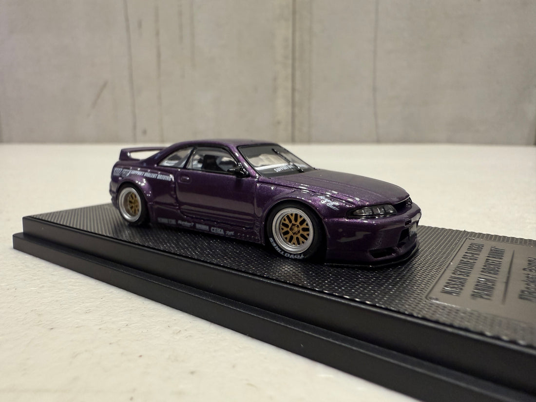 Nissan Skyline GT-R (R33) “Pandem Rocket Bunny” Purple – 1:64 Scale Diecast Model