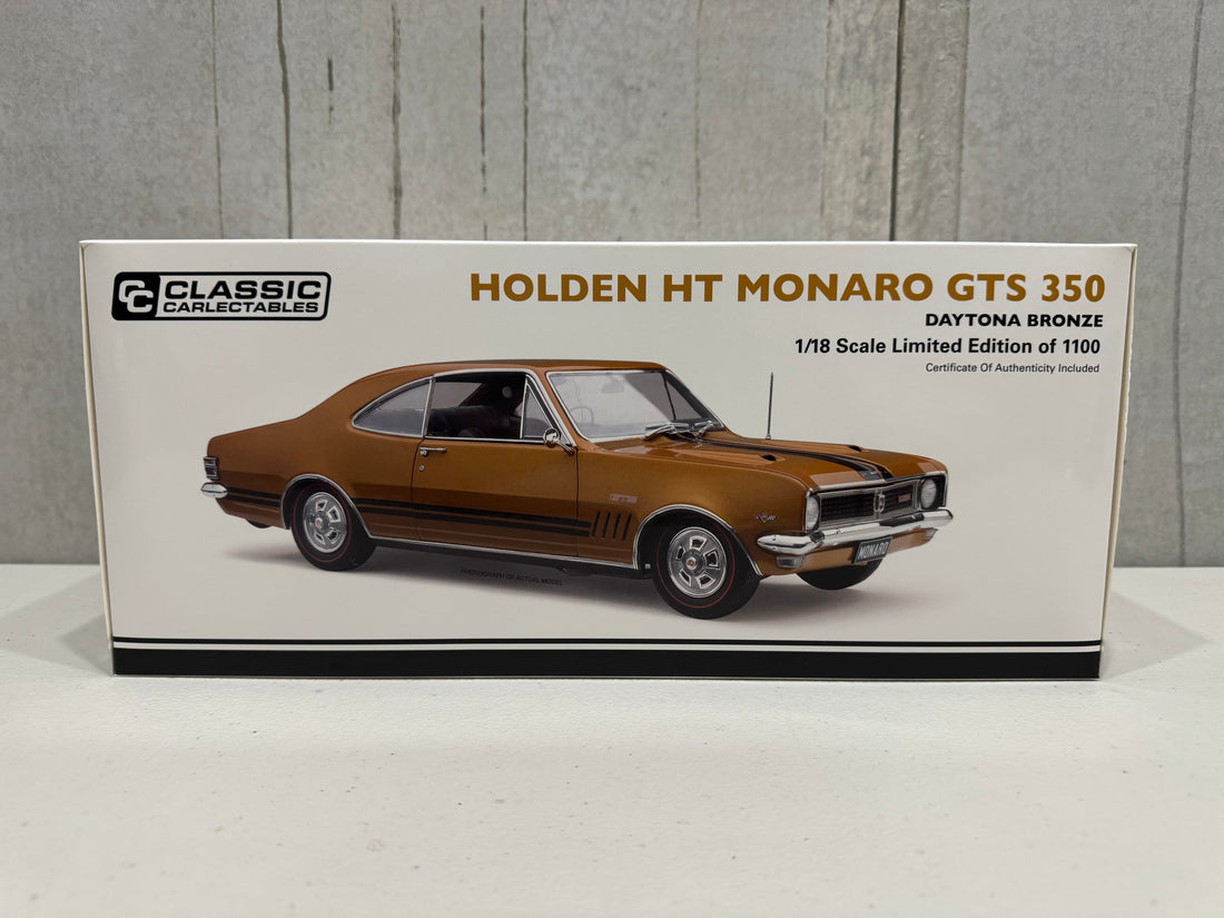 Holden HT Monaro GTS 350 Daytona Bronze - 1:18 Scale Diecast Model - CLASSIC CARLECTABLES