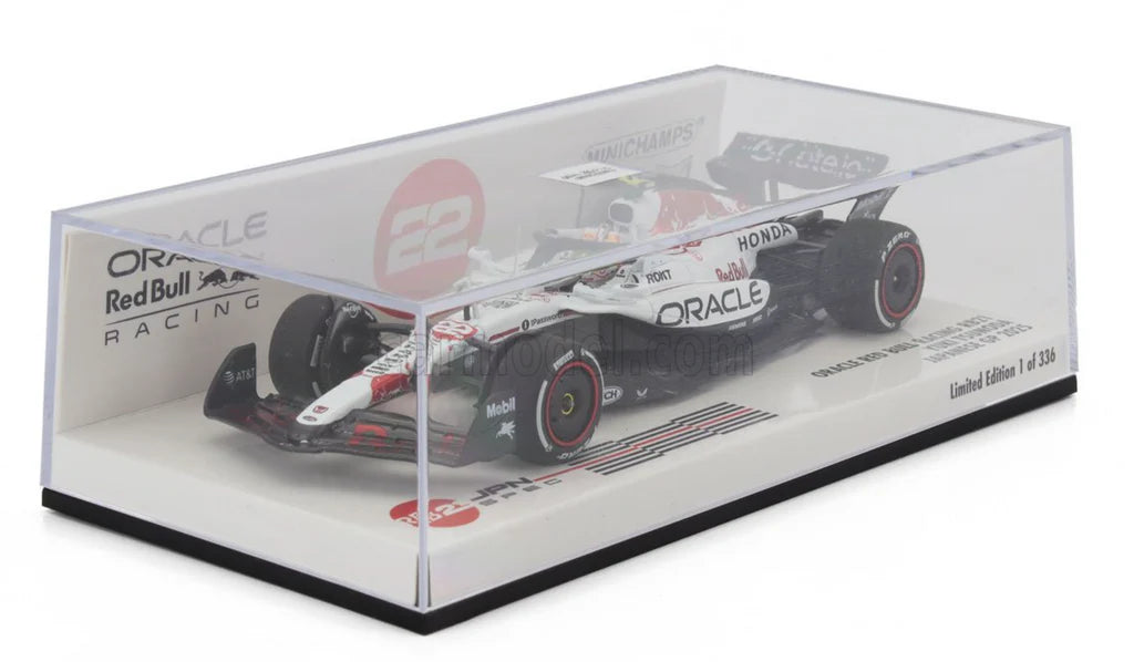 2025 YUKI TSUNODA - JAPANESE GP - #22 RED BULL RB21 - 1:43 SCALE MODEL - MINICHAMPS F1