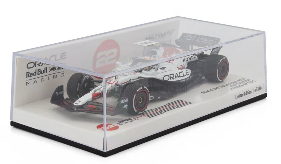 2025 YUKI TSUNODA - JAPANESE GP - #22 RED BULL RB21 - 1:43 SCALE MODEL - MINICHAMPS F1
