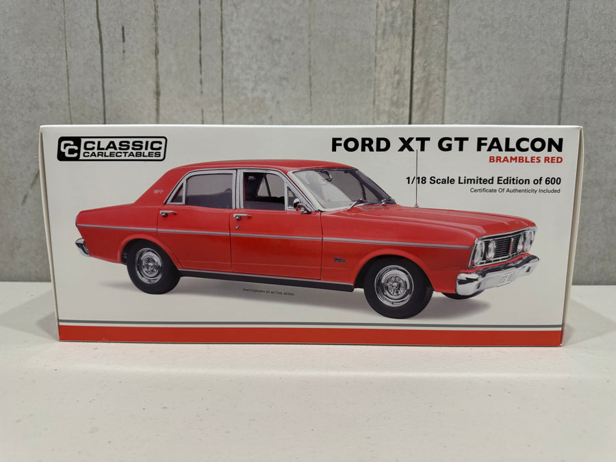 FORD XT GT FALCON – BRAMBLES RED - 1:18 DIECAST MODEL