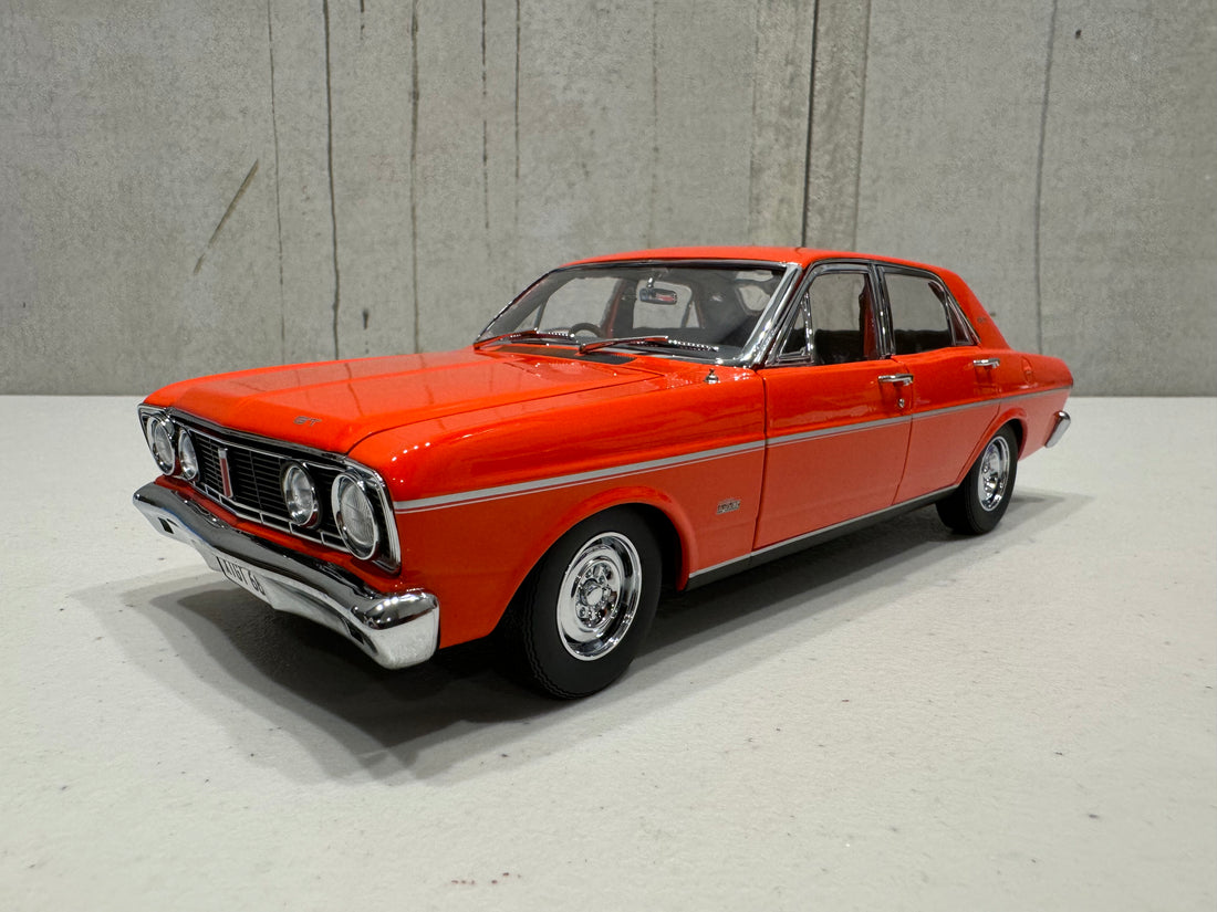 FORD XT GT FALCON – BRAMBLES RED - 1:18 DIECAST MODEL