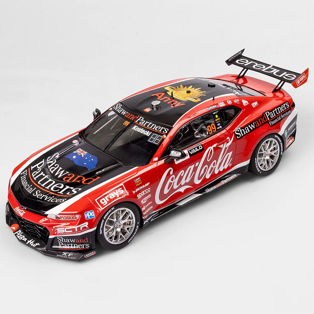 Brodie Kostecki - Coca-Cola Racing By Erebus #99 Chevrolet Camaro ZL1 - 2023 Supercars Championship Winner - 1:12 Scale Resin Model - AUTHENTIC COLLECTABLES