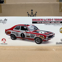 1973 Bathurst Peter Brock - Holden LJ Torana GTR XU-1 - 1:18 Scale Diecast Model