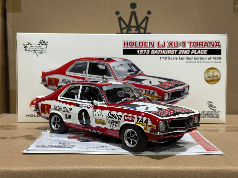 1973 Bathurst Peter Brock - Holden LJ Torana GTR XU-1 - 1:18 Scale Diecast Model