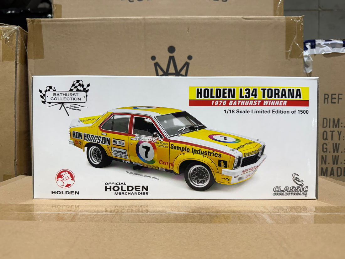 1976 Bathurst Winner - Morris/Sampson Holden L34 Torana - 1:18 Scale Diecast Model
