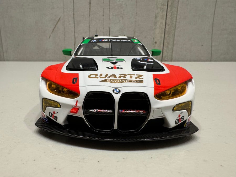 BMW M4 GT3 IMSA 2023 SEBRING 12HR #1 GTD WINNER - PAUL MILLER RACING - 1:18 SCALE MODEL - TOPSPEED