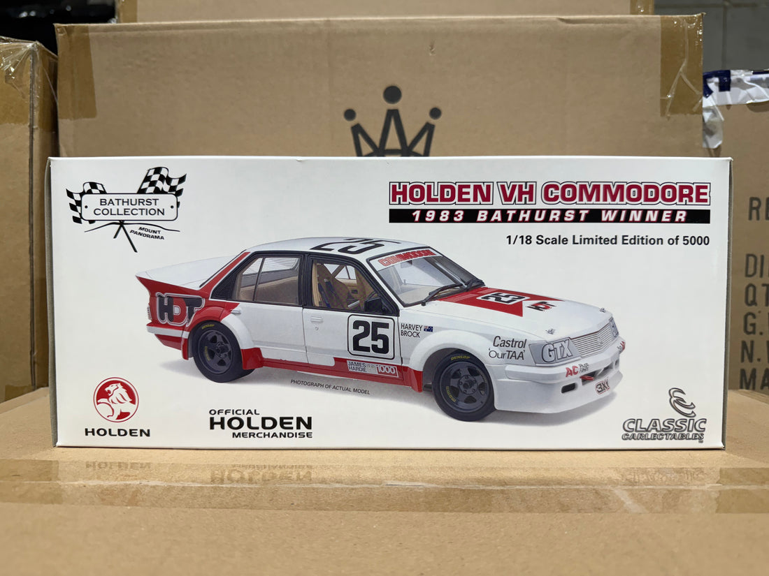1983 BATHURST WINNER - PETER BROCK - HOLDON VH COMMODORE - 1:18 SCALE DIECAST MODEL
