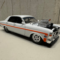 XW GT-HO Slammed and Blown - White - 1:24 Scale Diecast Model - DDA