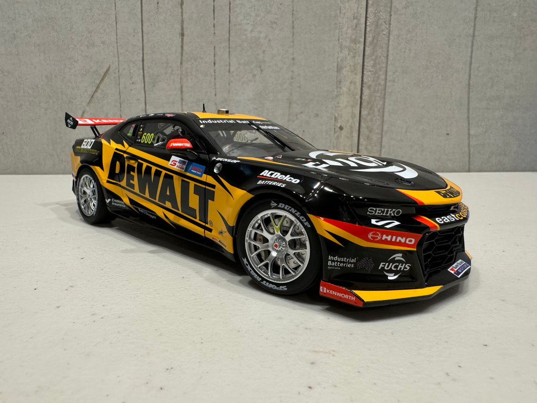 Mark Winterbottom - DEWALT Racing #600 Chevrolet Camaro ZL1 - 2023 Perth SuperSprint (Winterbottom 600 Races) - 1:18 Scale Diecast Model - AUTHENTIC COLLECTABLES