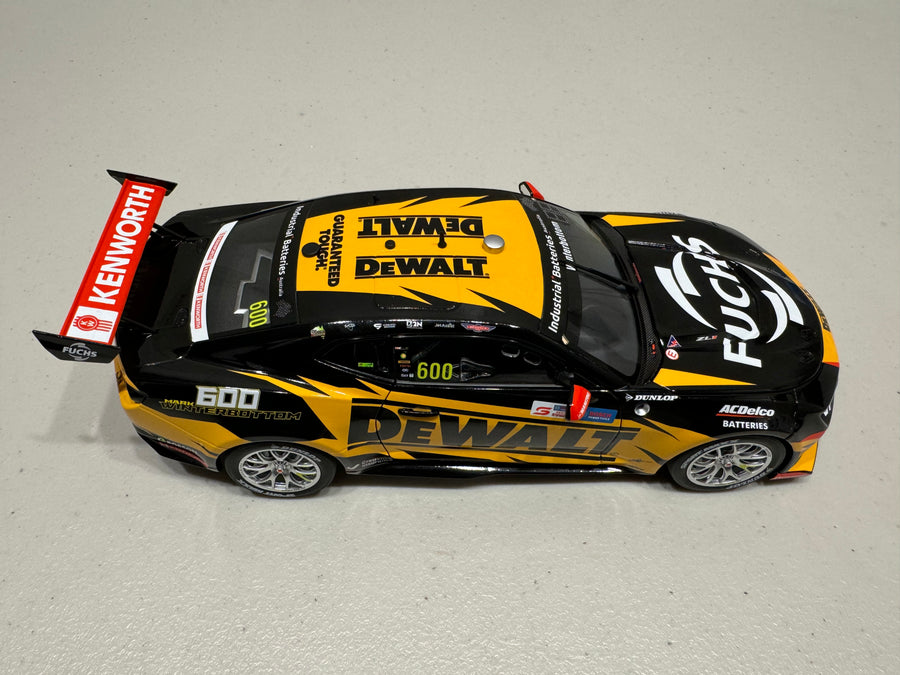 Mark Winterbottom - DEWALT Racing #600 Chevrolet Camaro ZL1 - 2023 Perth SuperSprint (Winterbottom 600 Races) - 1:18 Scale Diecast Model - AUTHENTIC COLLECTABLES