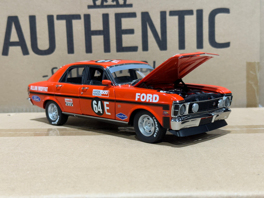 ALLAN MOFFAT - 1970 BATHURST WINNER - ALLAN MOFFAT FORD XW FALCON - 1:18 SCALE DIECAST MODEL