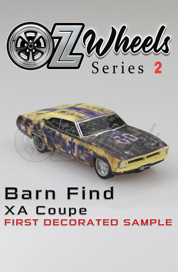 OZ WHEELS - FORD XA COUPE FALCON GT - STANDARD EDITION - 1:64 SCALE DIECAST MODEL - BARN FINDS - DDA