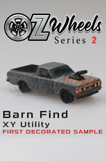 OZ WHEELS - XY UTE FALCON GT - SLAMMED EDITION - 1:64 SCALE DIECAST MODEL - BARN FINDS - DDA