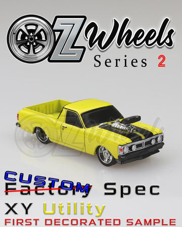 OZ WHEELS- FORD XY UTE FALCON GT-SLAMMED EDITION - 1:64 SCALE DIECAST MODEL - FACTORY SPEC - DDA