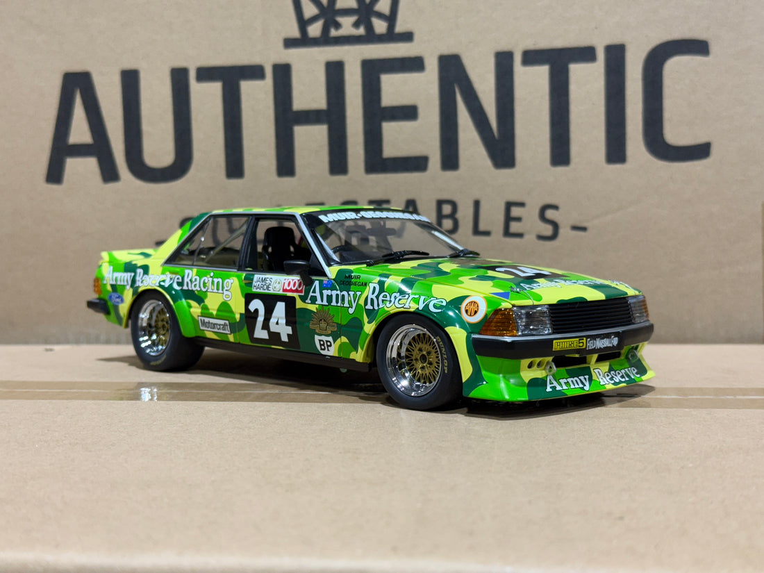 Bathurst - Muir/Geoghegan - Ford XD Falcon Army Camo - 1:18 Scale Diecast Model - BIANTE
