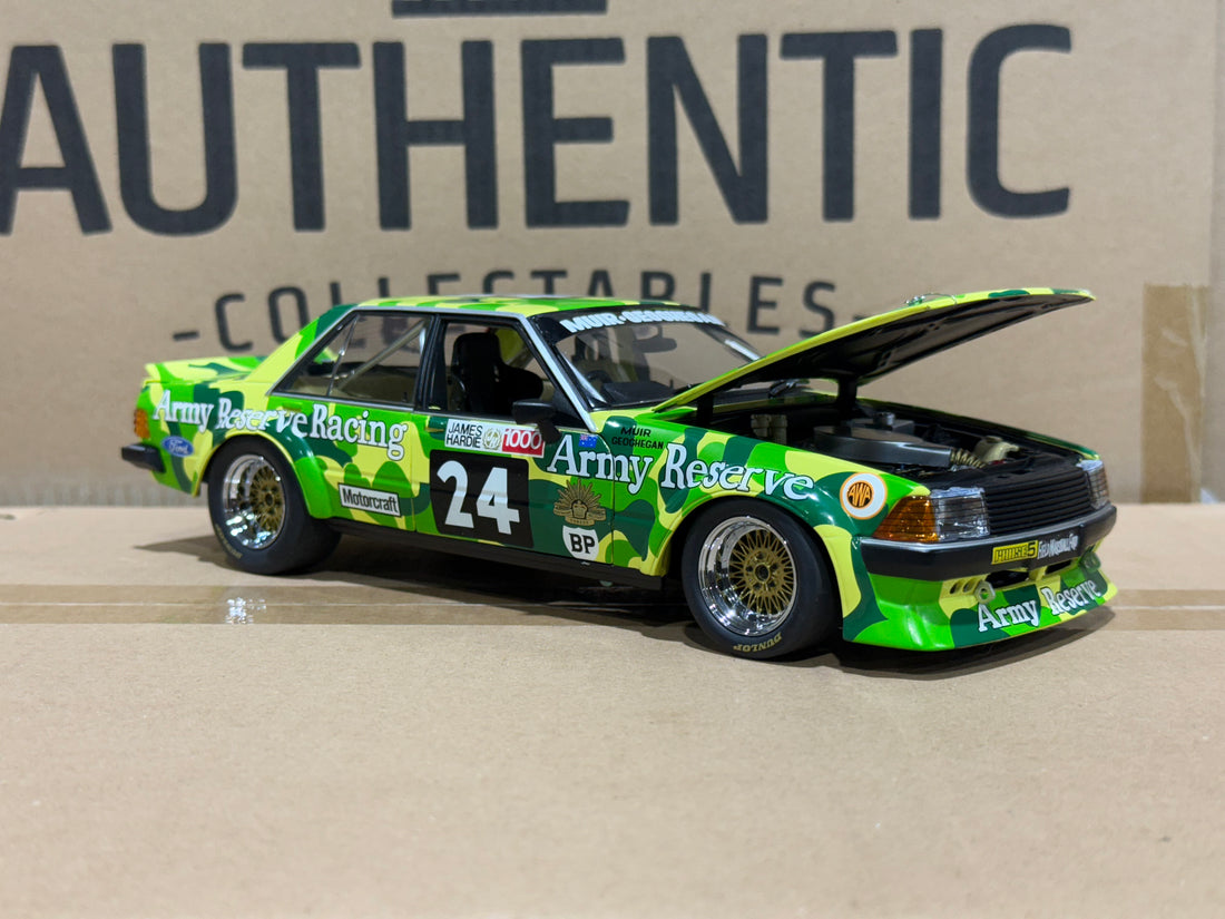 Bathurst - Muir/Geoghegan - Ford XD Falcon Army Camo - 1:18 Scale Diecast Model - BIANTE