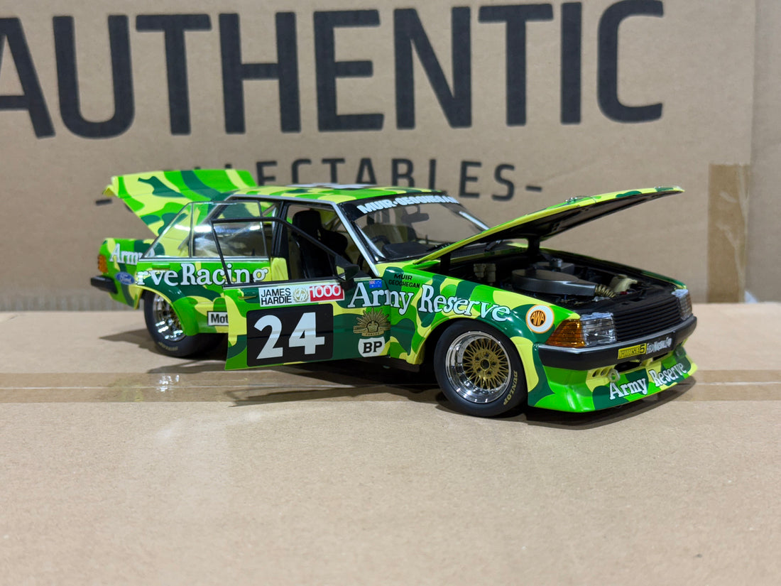 Bathurst - Muir/Geoghegan - Ford XD Falcon Army Camo - 1:18 Scale Diecast Model - BIANTE