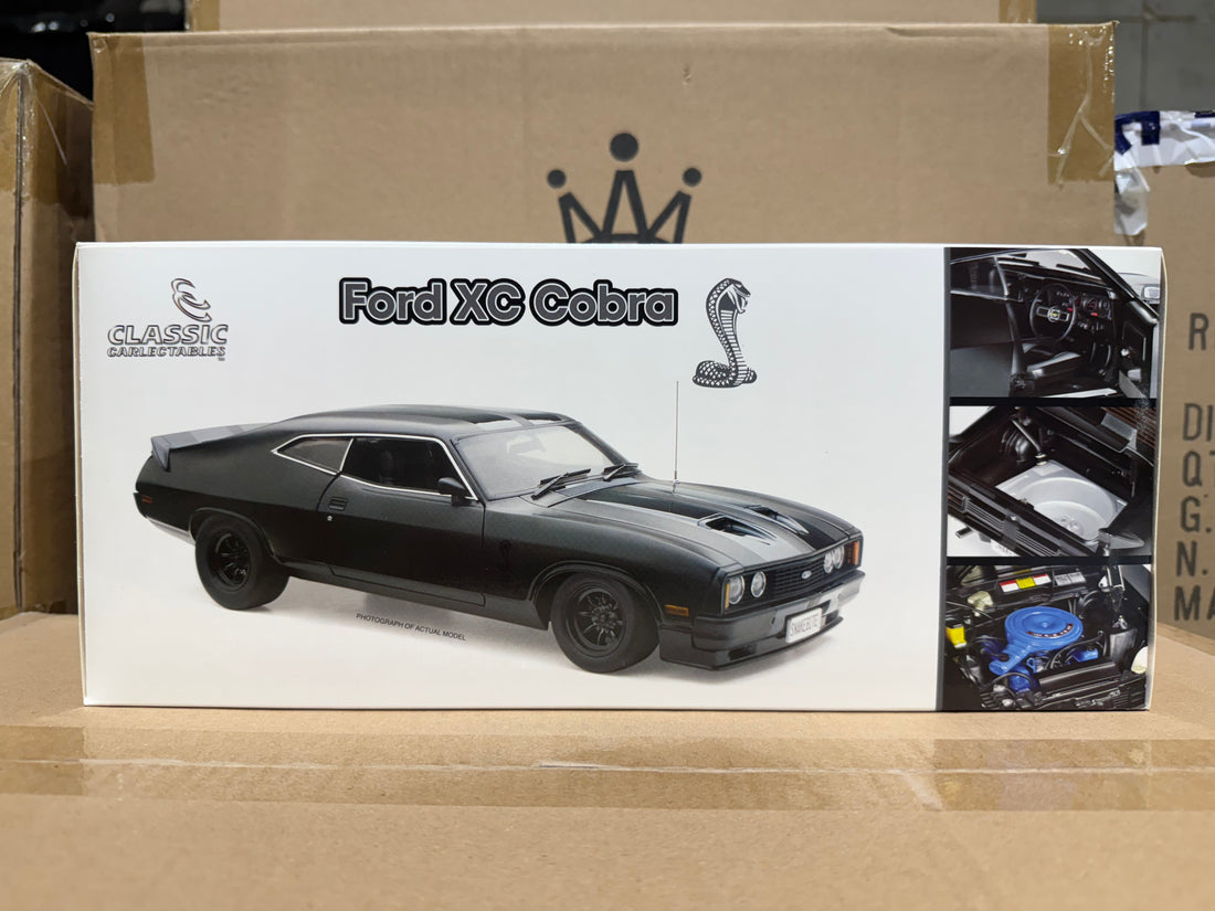Ford XC Cobra - Matt Black - 1:18 Scale Diecast Model
