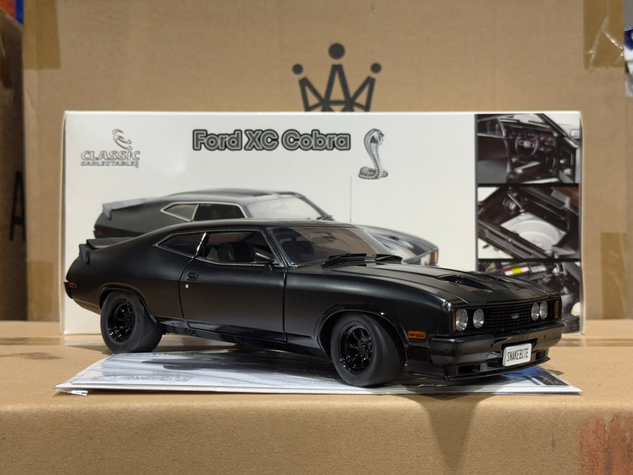 Ford XC Cobra - Matt Black - 1:18 Scale Diecast Model