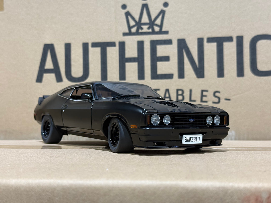 Ford XC Cobra - Matt Black - 1:18 Scale Diecast Model