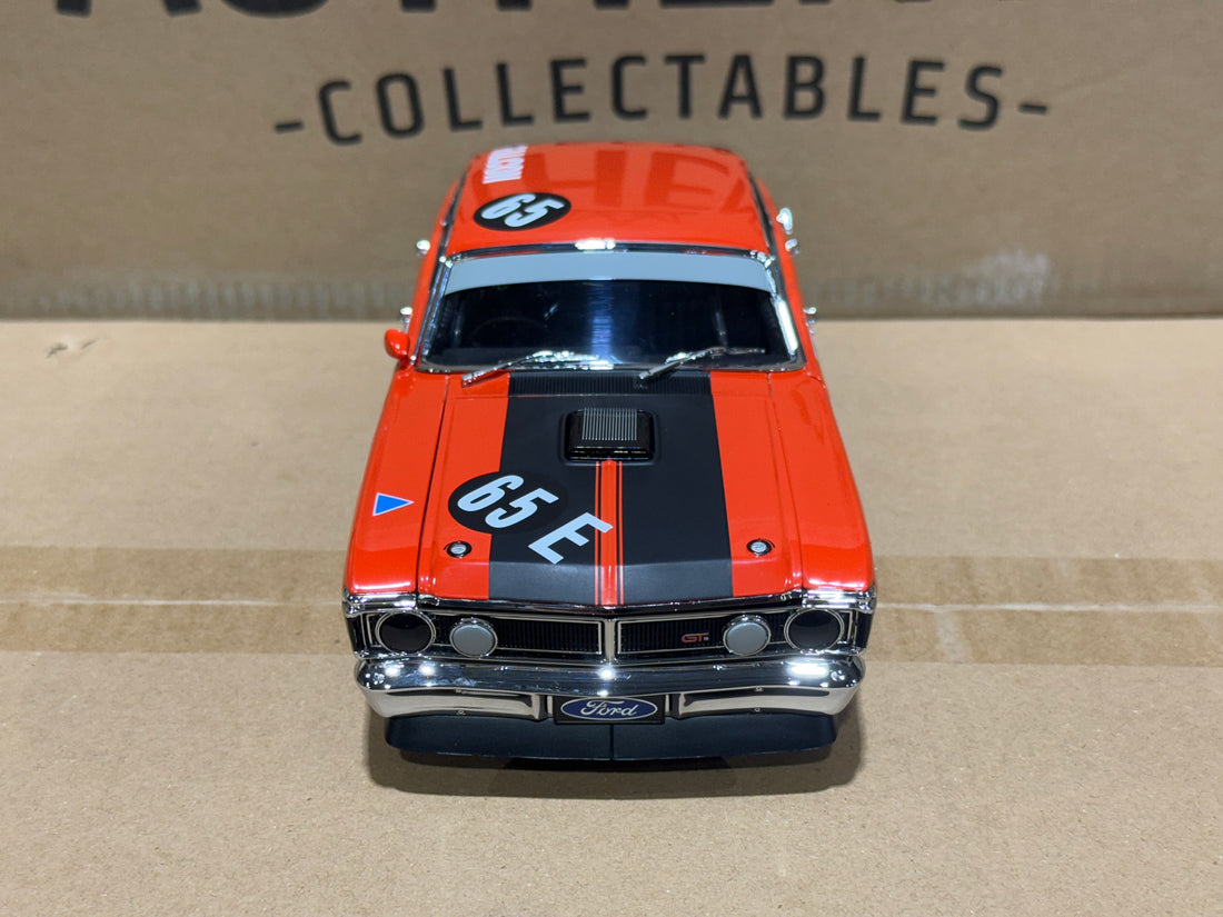 1971 BATHURST WINNER ALLAN MOFFAT - #65E FORD XY FALCON GTHO - 1:18 SCALE DIECAST MODEL
