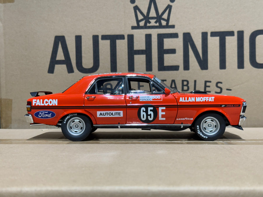 1971 BATHURST WINNER ALLAN MOFFAT - #65E FORD XY FALCON GTHO - 1:18 SCALE DIECAST MODEL