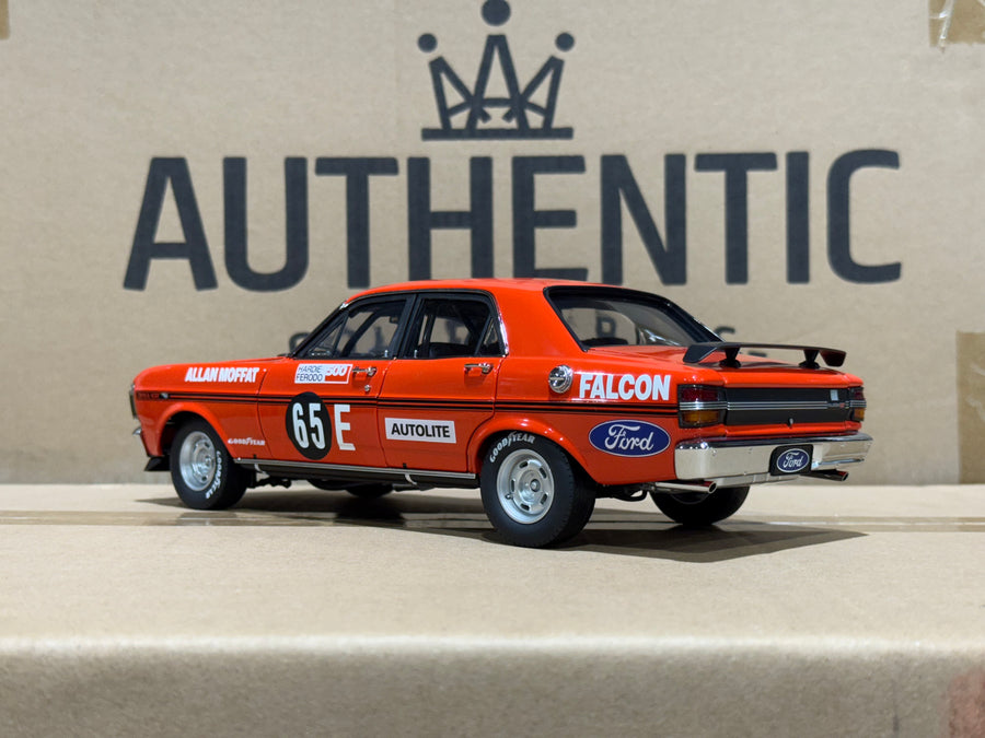 1971 BATHURST WINNER ALLAN MOFFAT - #65E FORD XY FALCON GTHO - 1:18 SCALE DIECAST MODEL