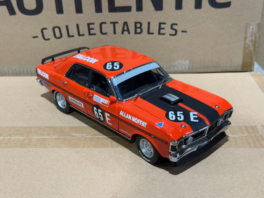1971 BATHURST WINNER ALLAN MOFFAT - #65E FORD XY FALCON GTHO - 1:18 SCALE DIECAST MODEL