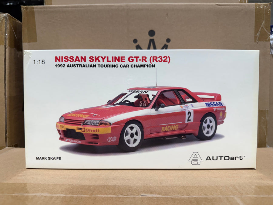 Mark Skaife Nissan Skyline GT-R 1992 Australian Touring Car Champion - 1:18 Scale Diecast Model - AUTOart