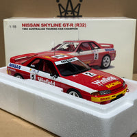 Mark Skaife Nissan Skyline GT-R 1992 Australian Touring Car Champion - 1:18 Scale Diecast Model - AUTOart