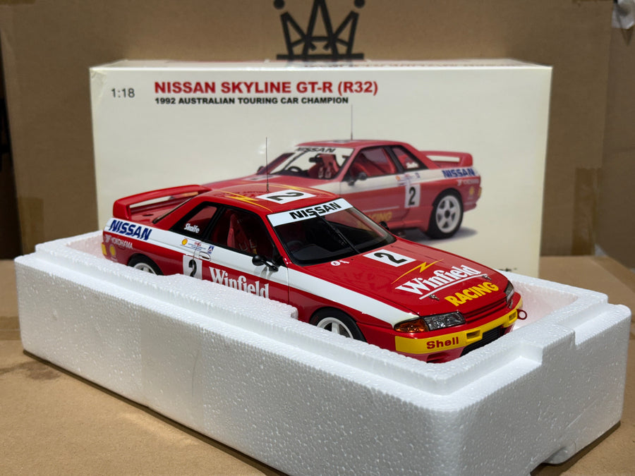 Mark Skaife Nissan Skyline GT-R 1992 Australian Touring Car Champion - 1:18 Scale Diecast Model - AUTOart