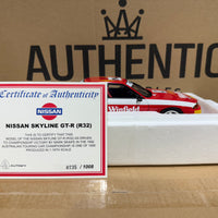 Mark Skaife Nissan Skyline GT-R 1992 Australian Touring Car Champion - 1:18 Scale Diecast Model - AUTOart