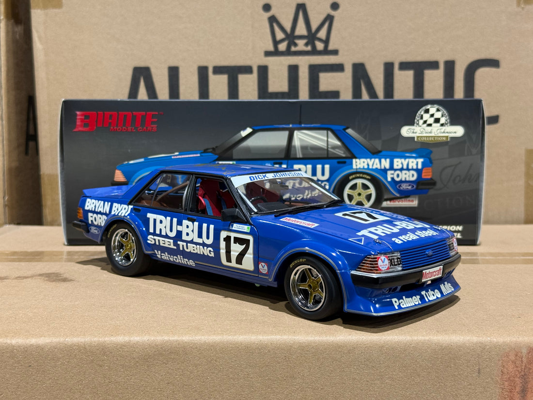 DICK JOHNSON - FORD XD FALCON - 1981 ATCC CHAMPION - 1:18 SCALE DIECAST MODEL DIECAST MODEL - BIANTE