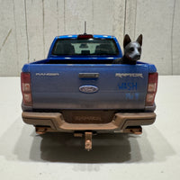 Ford Ranger Raptor - Velocity Blue - Dirty Version With Dog - 1:18 Scale Resin Model - AUTHENTIC COLLECTABLES