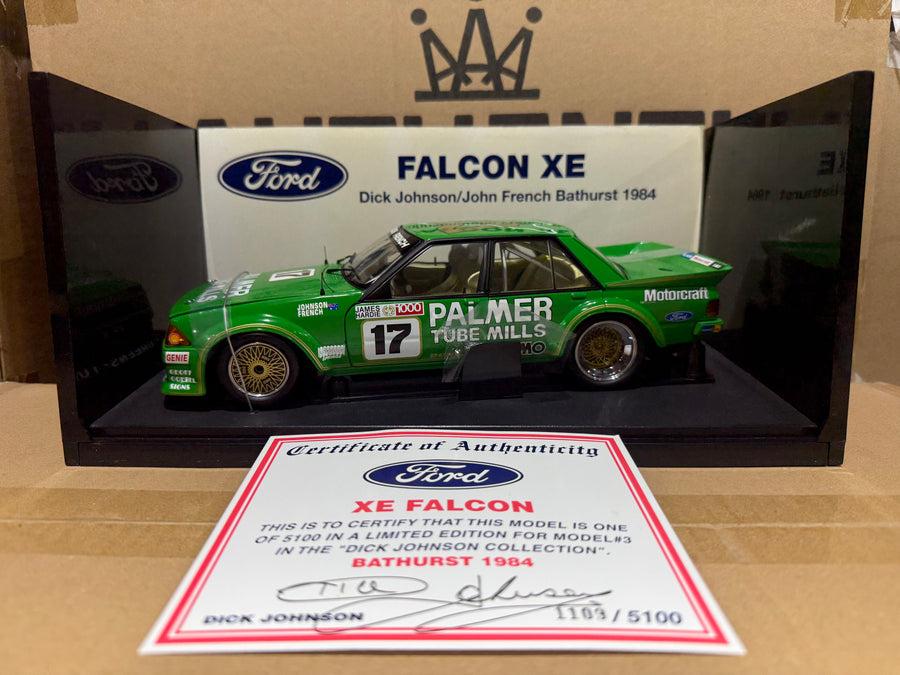 1984 Bathurst - Dick Johnson/French - #17 Ford XE Falcon - 1:18 Scale Diecast Model - AUTOart