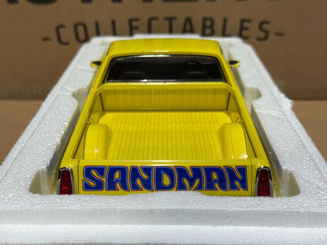 HOLDEN HZ SANDMAN UTILITY - JASMINE YELLOW - 1:18 SCALE DIECAST MODEL - BIANTE/AUTOART