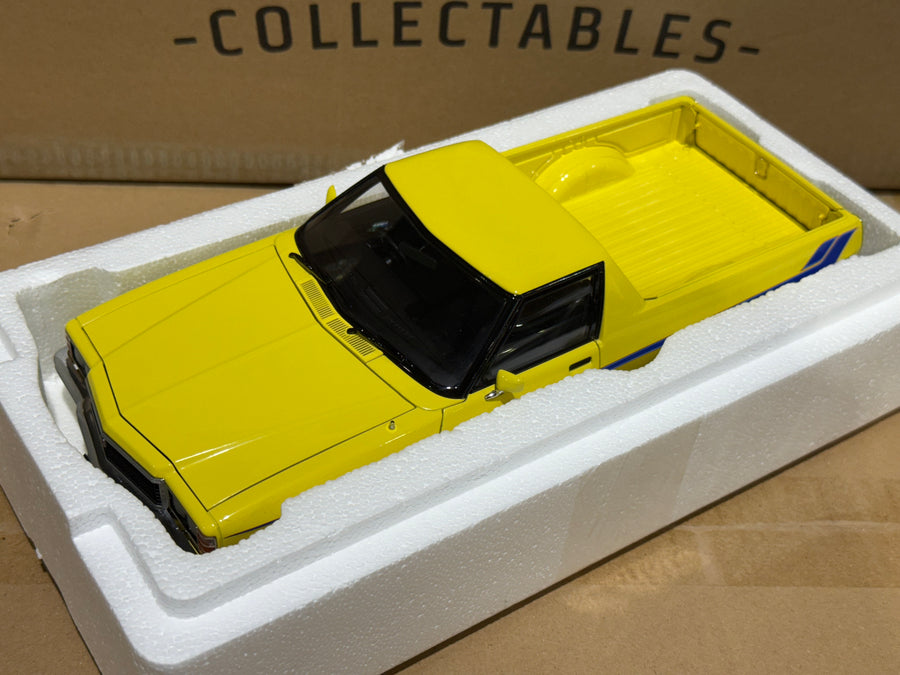 HOLDEN HZ SANDMAN UTILITY - JASMINE YELLOW - 1:18 SCALE DIECAST MODEL - BIANTE/AUTOART