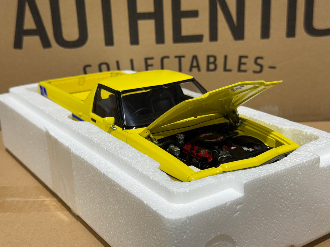 HOLDEN HZ SANDMAN UTILITY - JASMINE YELLOW - 1:18 SCALE DIECAST MODEL - BIANTE/AUTOART