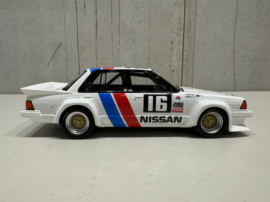 Fred Gibson and John French - 16 Nissan Bluebird Turbo - 1983 James Hardie Bathurst 1000 - 1:18 Scale Resin Model - AUTHENTIC COLLECTABLES